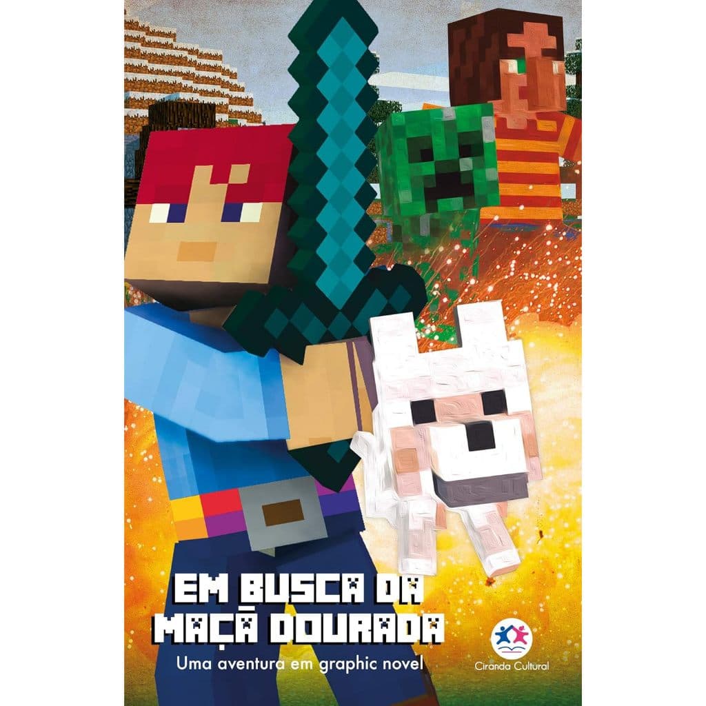 Livro - Minecraft - Em Busca da Maça Dourada - Livro 1