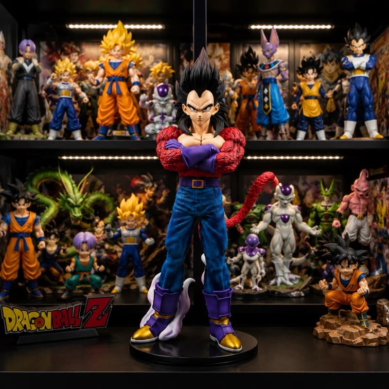 Action Figure Vegeta Majin Vegeta 16-29Cm Blue Dragon Ball Z Bandai