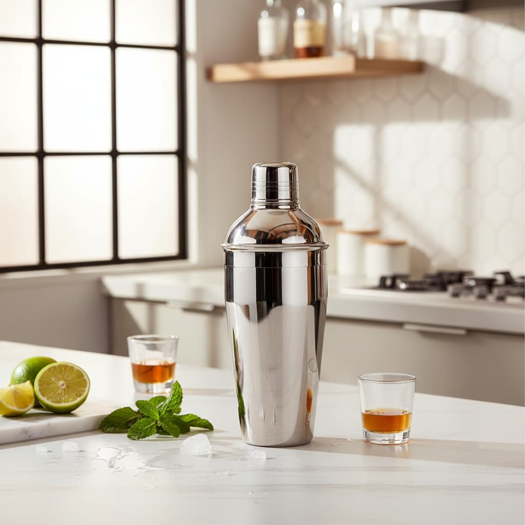 Coqueteleira Cobbler 500ml Inox Mixer Drinks Barman Profissional bebidas