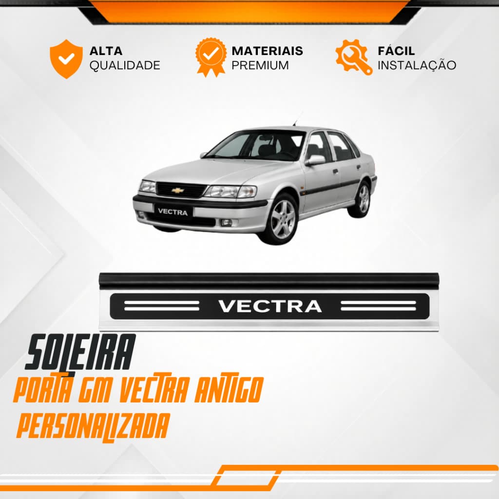 Soleira De Porta Gm Vectra Antigo Preto Universal Carro personalizado