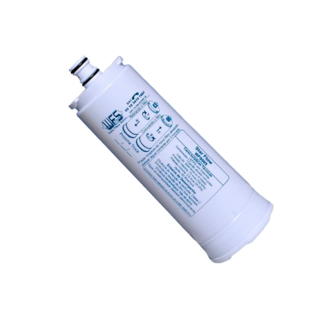 Filtro Refil WFS Compatível Purificador Bebedor De Água Master Frio Branco