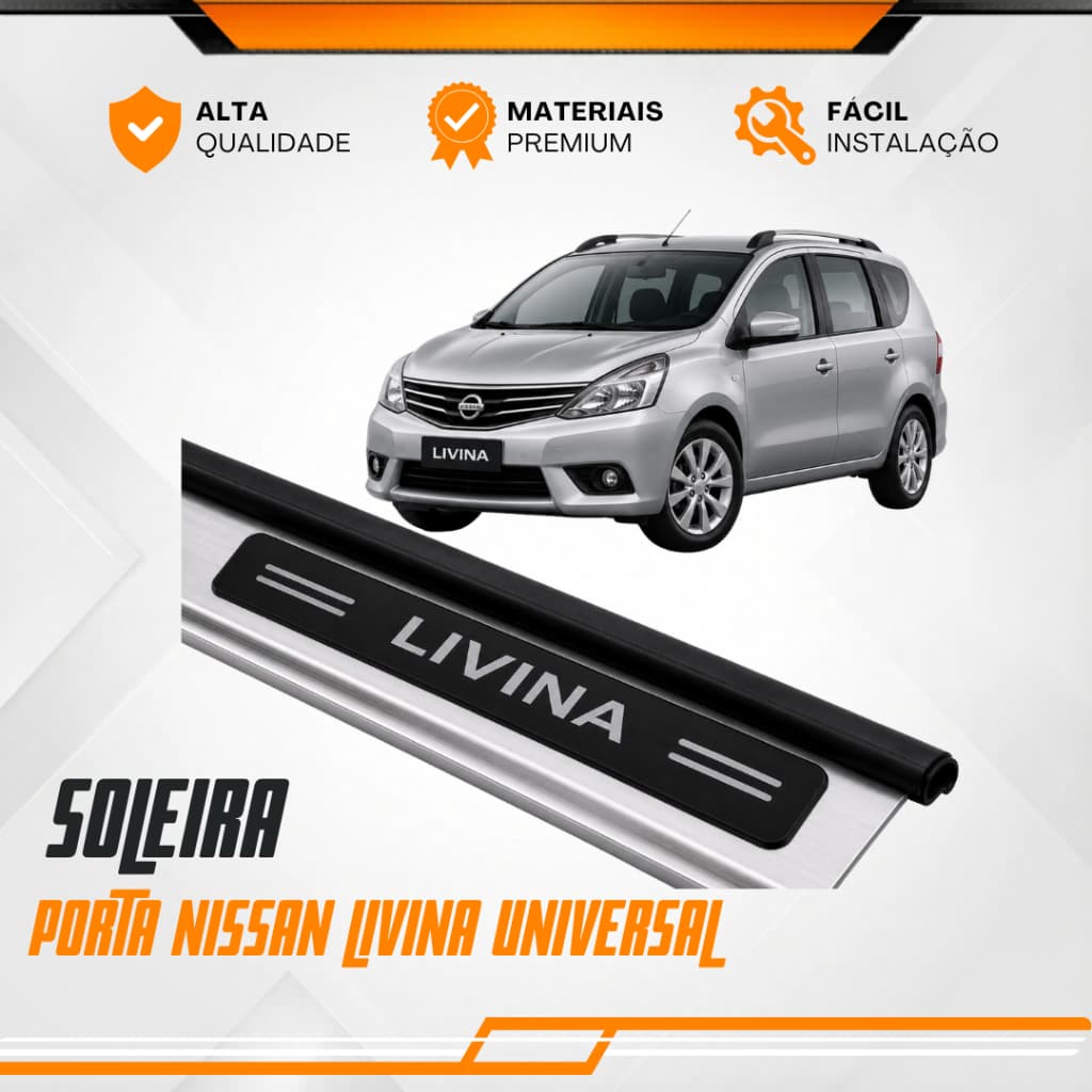 Soleira De Porta Nissan Livina Modelo Universal Carro personalizado