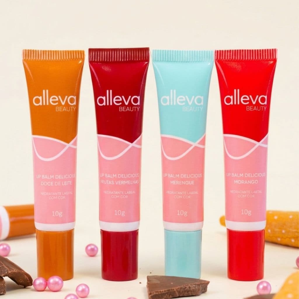 Lip Balm Delicious Alleva Beauty/4 Variações