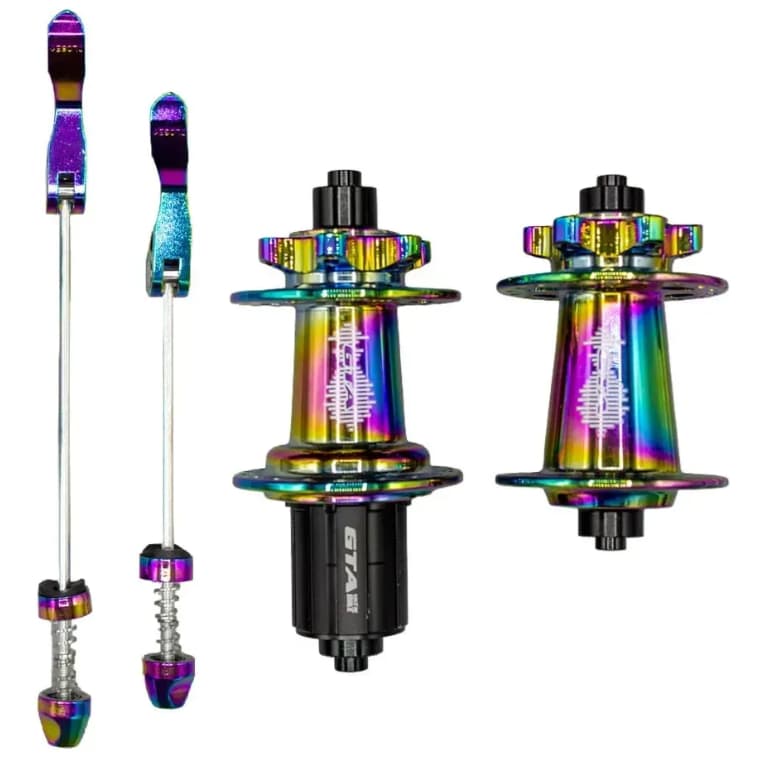 Cubos Par Gta Barulhento Cassete K7 36f Rainbow Camaleão Mtb