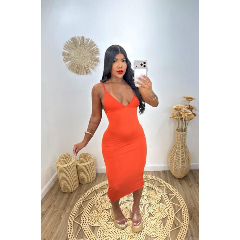 Vestido Feminino Midi Essência Suplex