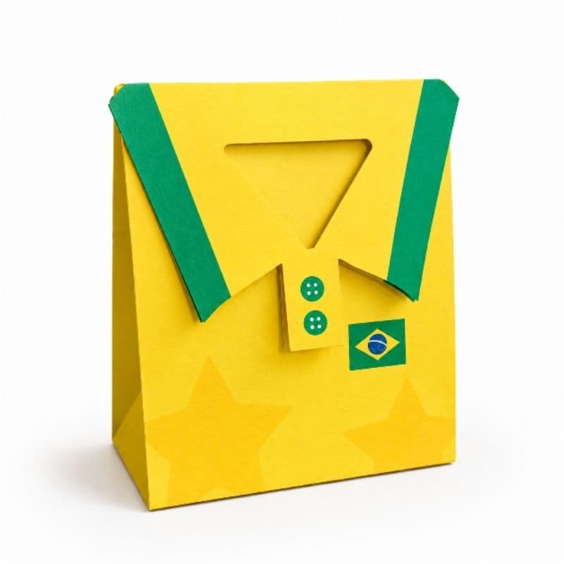 Sacolinha Personalizada Tema Brasil