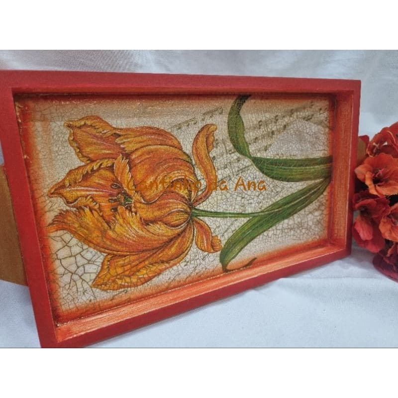 Bandeja Decorada, Bandeja mdf decorada, bandeja retangular,