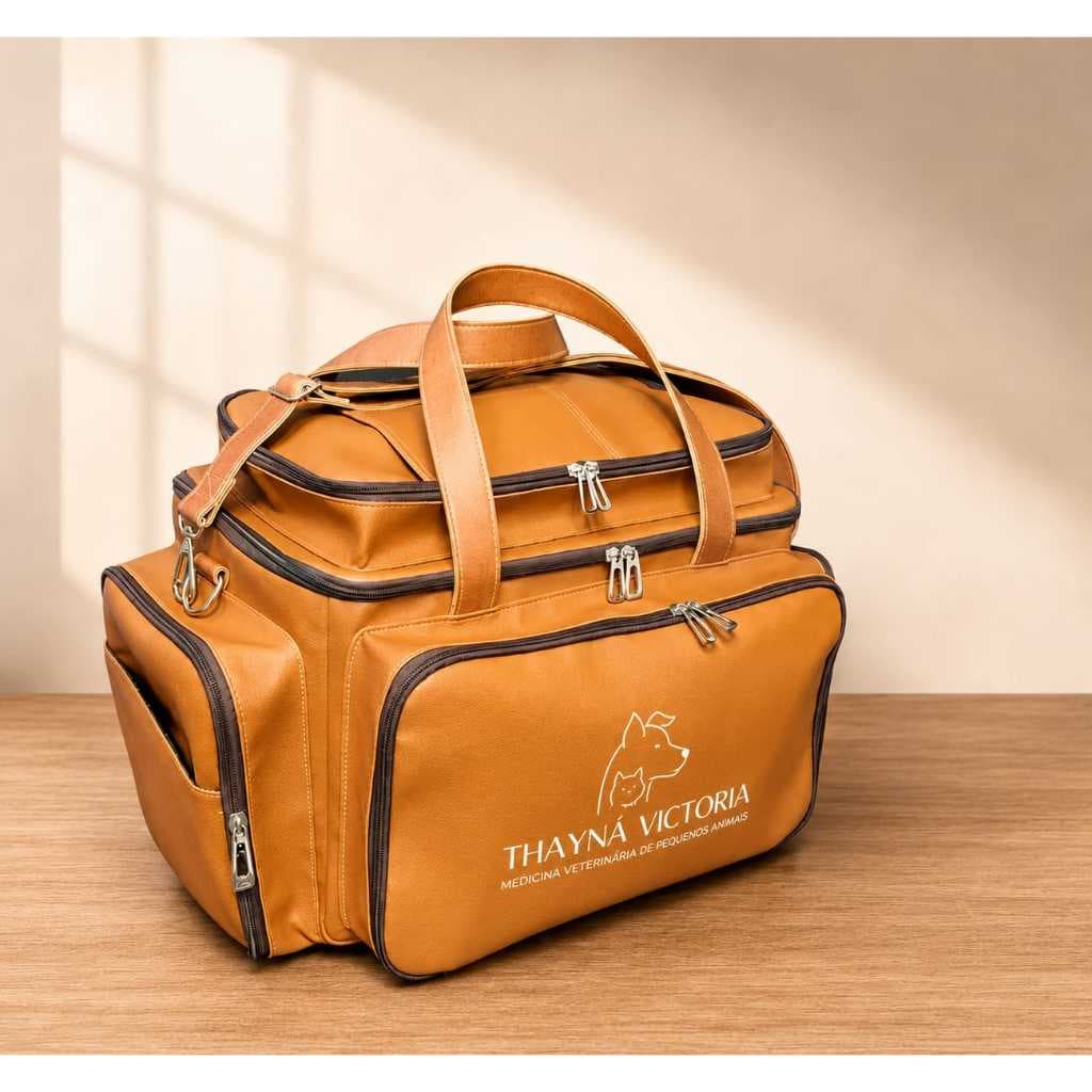 Bolsa Profissional Valora -  Couro Sintético - Com sua logo personalizada
