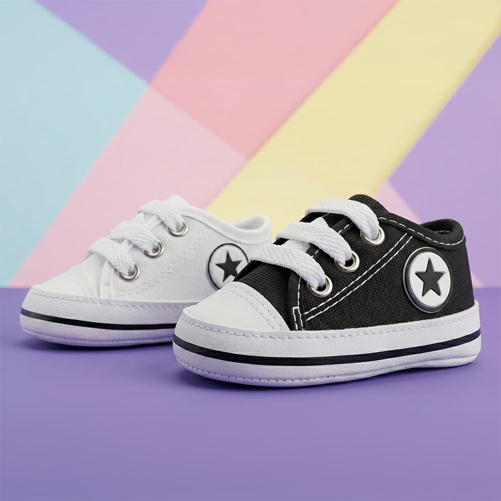 2 Sapatinhos Bebê Recém Nascido Menino Casual Confortável Macio - PROMOÇÃO