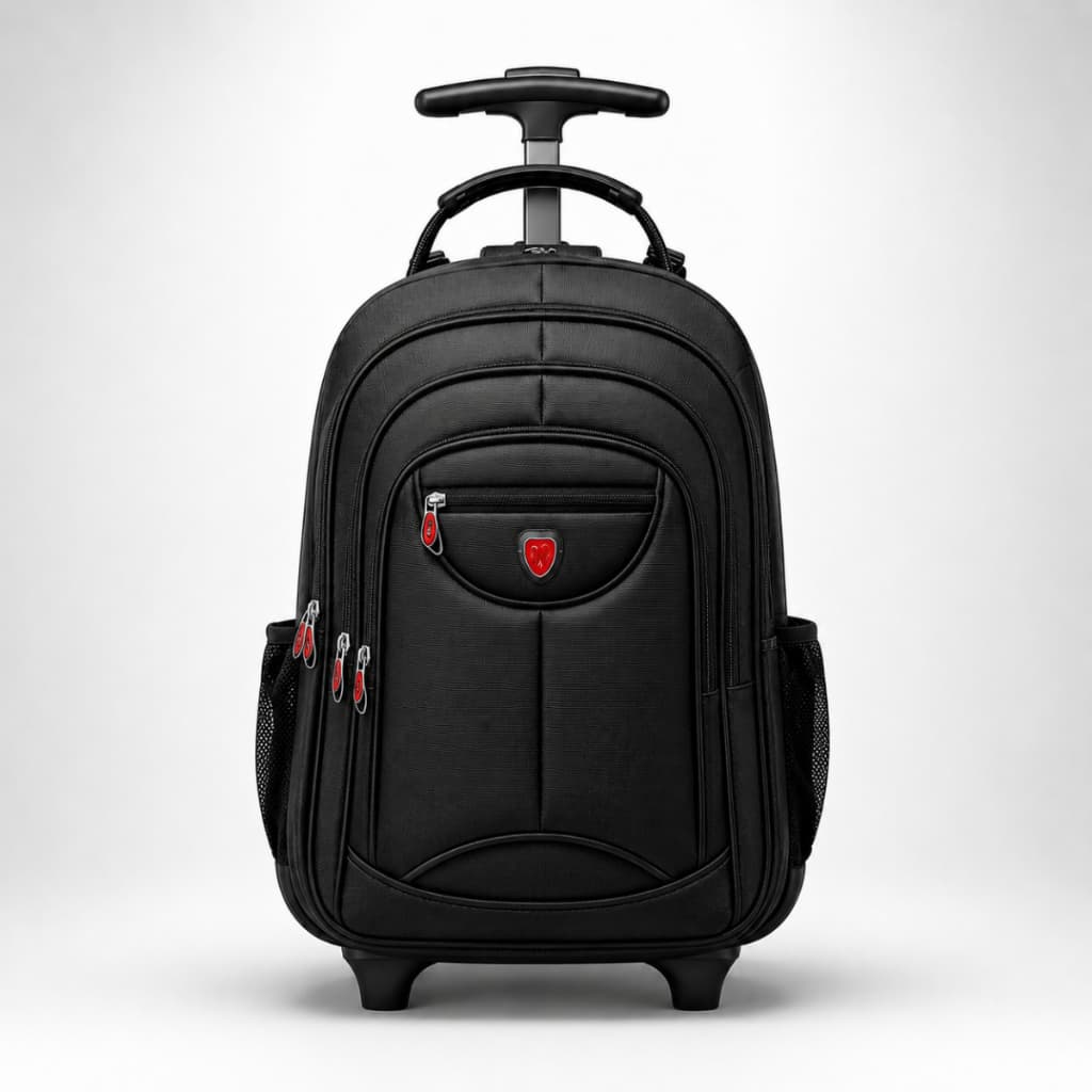 Mochila Rodinha Executiva 35L Impermeável Antifurto USB Notebook Viagem Trabalho Unissex
