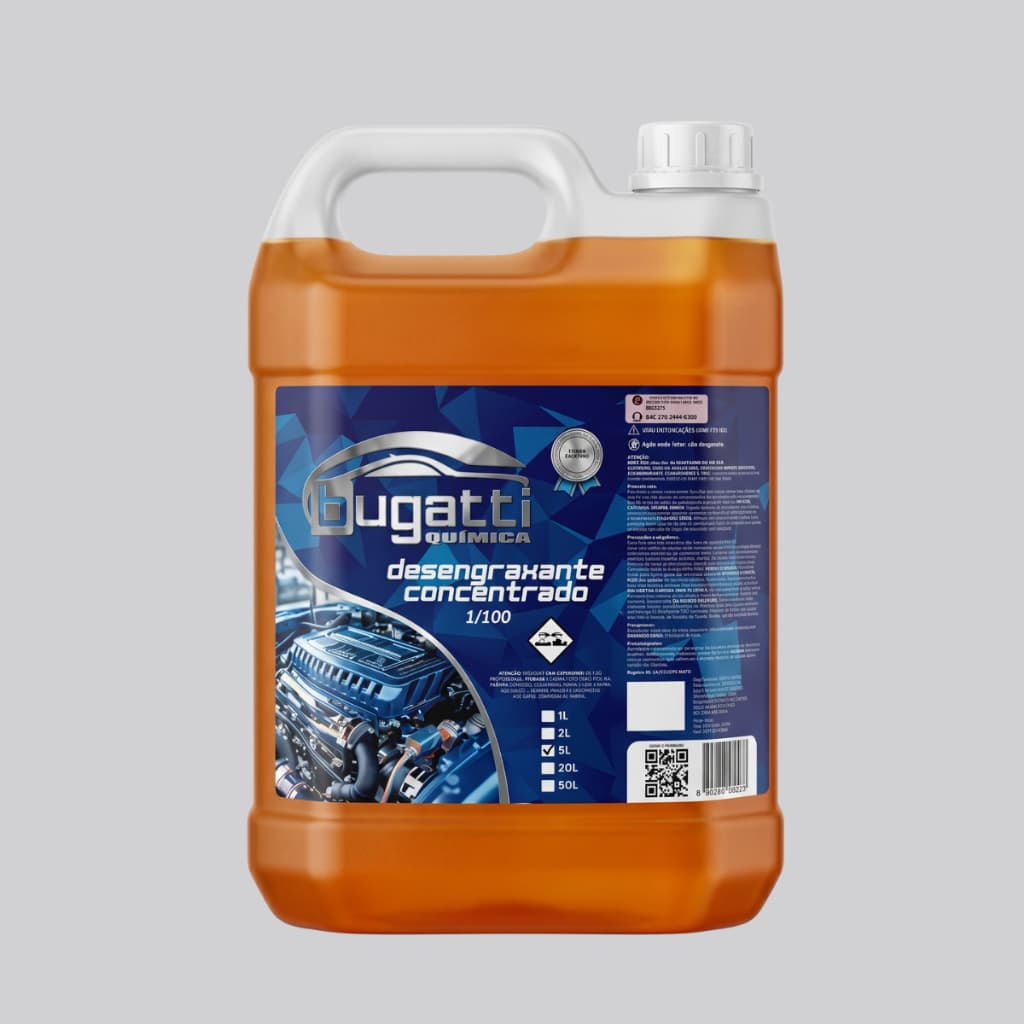 Solupan Ultra Concentrado 1:100 Limpeza Extrema Desengraxante Automotivo Bugatti 5L