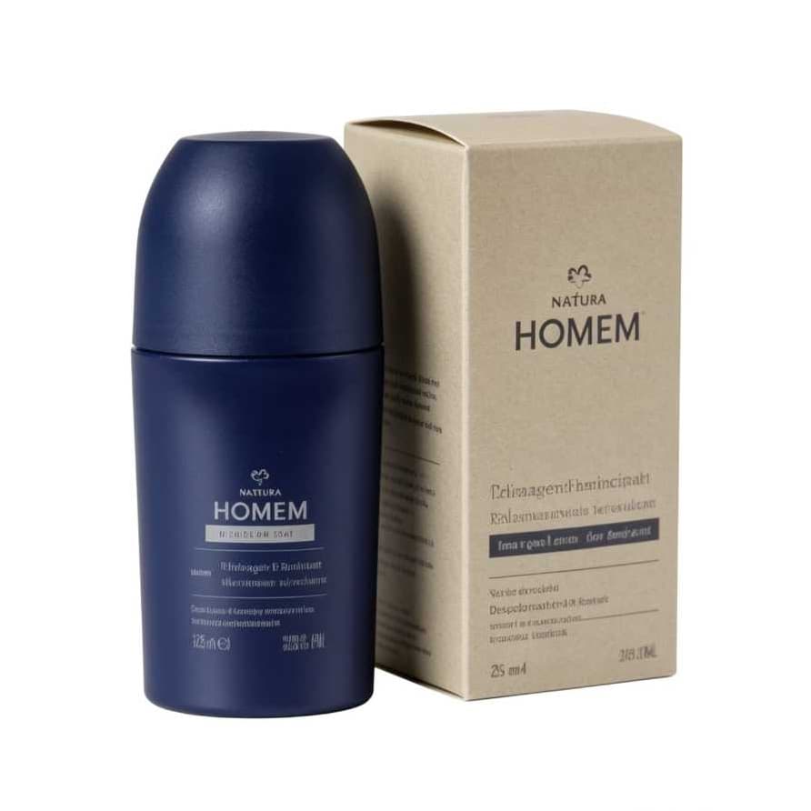 Desodorante Anti transpirante Roll-on Natura Homem SEM PERFUME 1 unidade