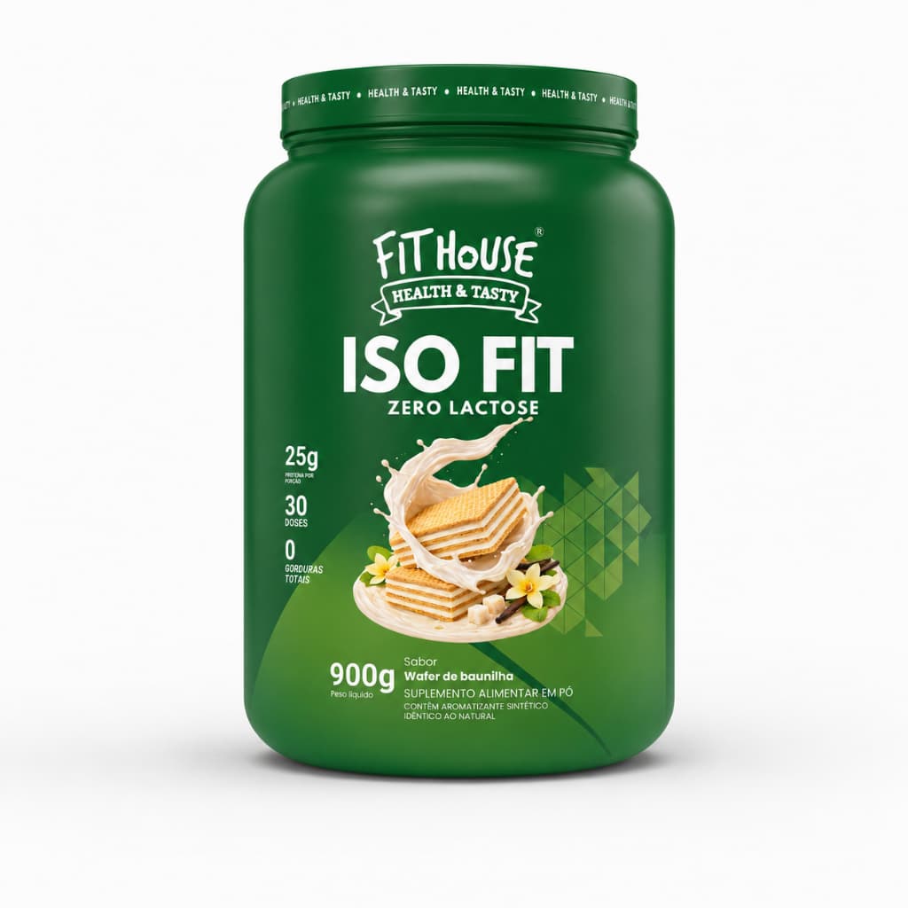 Blend Proteico com Whey Zero Lactose Iso Fit 900g Fit House