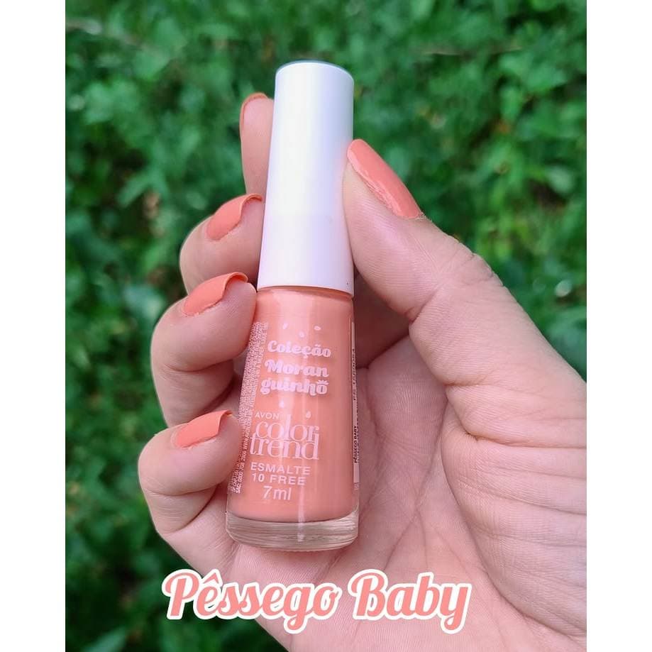 Avon Color Trend 10 Free Esmalte Pêssego Baby 7ml - Avon