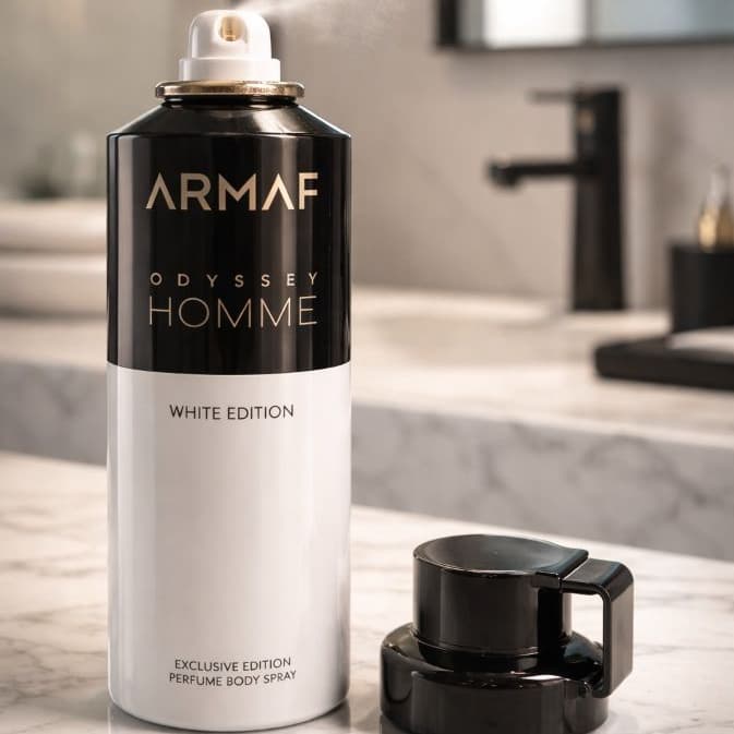 Perfume Spray ARMAF - Odyssey Homme White Edition - Conteúdo 200ml