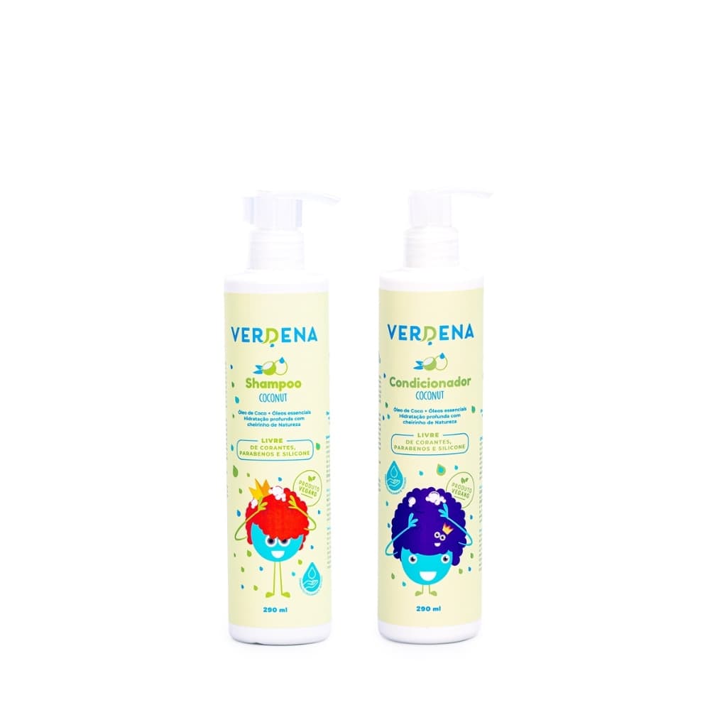 Shampoo e Condicionador Infantil Coconut Verdena Baby