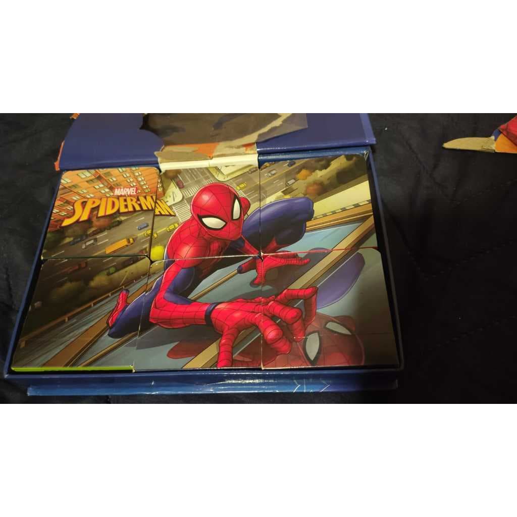Box 6 Livros De Histórias Homem Aranha Com  quebra-cabeça