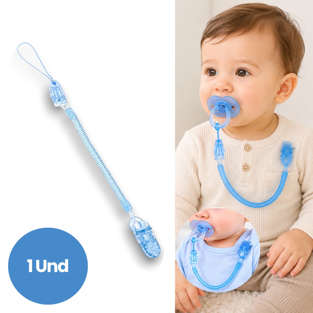 Prendedor De Chupeta com Alca esticavel flexivel infantil