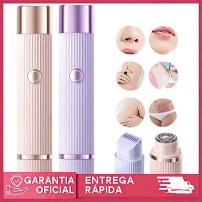 NEW Depilador elétrico com navalha dupla cuidado e delicadeza com sua pele, Recarregável com Tecnologia avançada Indolor