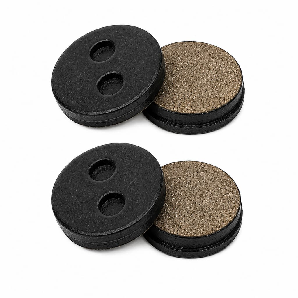 2 Pares Pastilha de Freio a Disco Sky Nano Avios Bike MTB Scooter Elétrica Skate TSW X-Time XTRD-02 Resina Metal