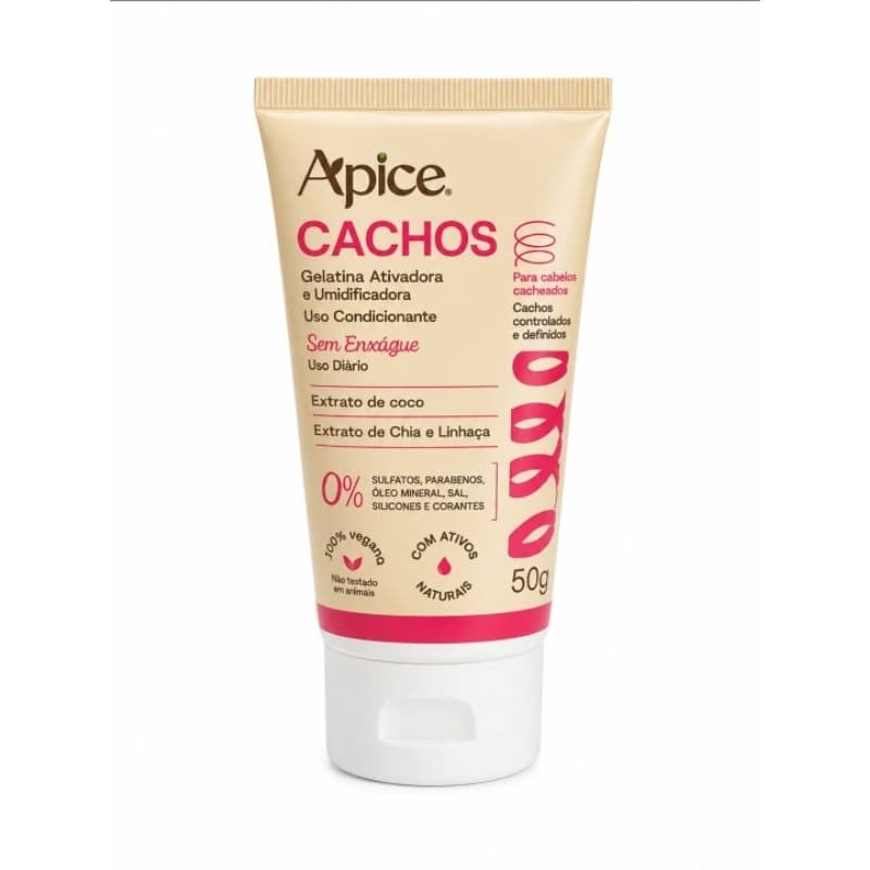 Gelatina Ativadora Cachos Bisnaga Apice 50gr