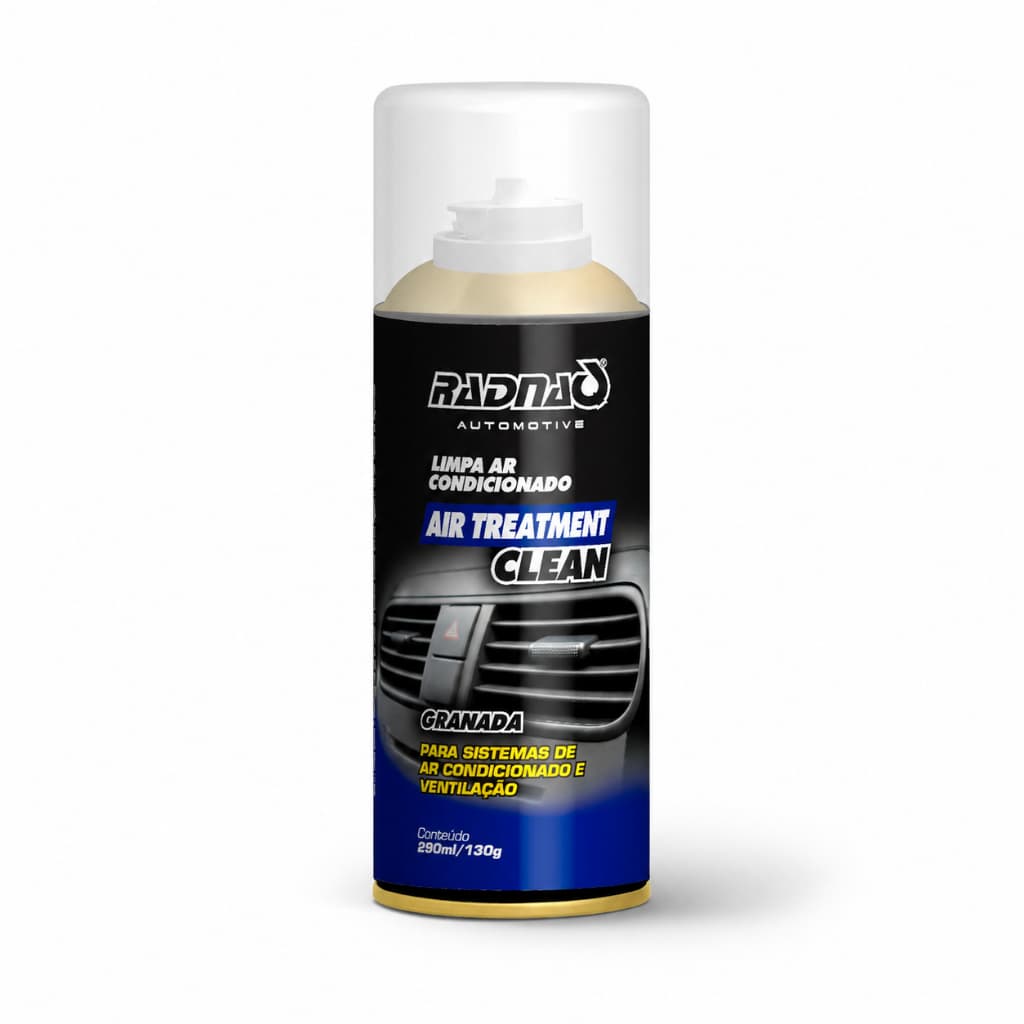 Limpa Ar Condicionado Higienizador Spray Clean 290ML Limpador Automotivo Sistema de Ventilação