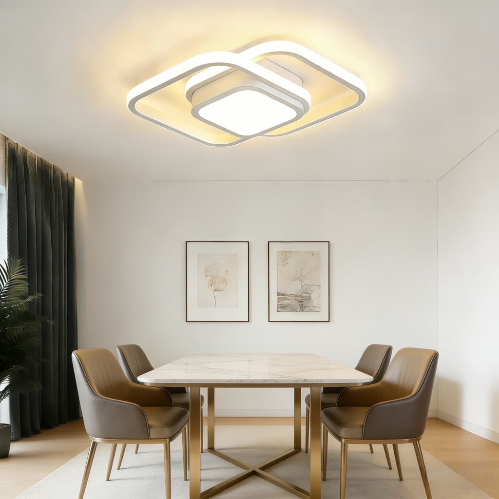 3 Cores(110V/220V) Luminária De Teto Plafon Led Moderna Lustre para Corredor Sala Quarto Cozinha