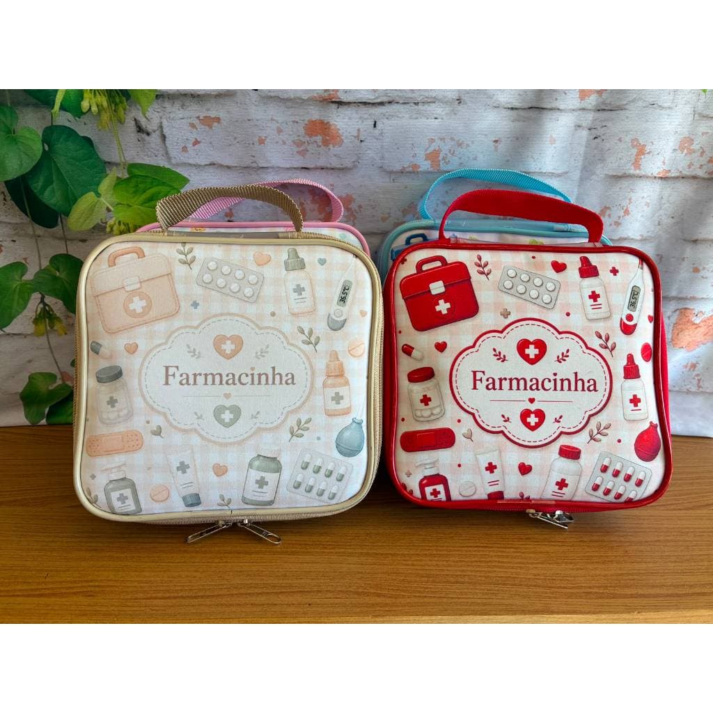 Necessaire farmacinha porta remédios necessaire organizador de bolsa, necessaire do bebê