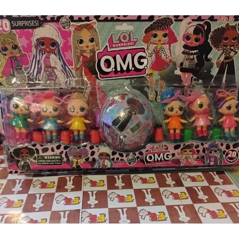 lol surprise com 6 Bonecas-Cartelado