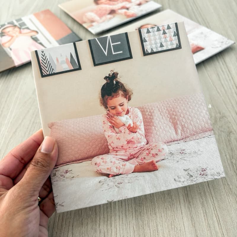 Kit 4 ou 8 Quadros de Memorias | Personalizados com Fotos | tamanho 15x15 | Decorativo com Dupla Face | Acabamento Fosco