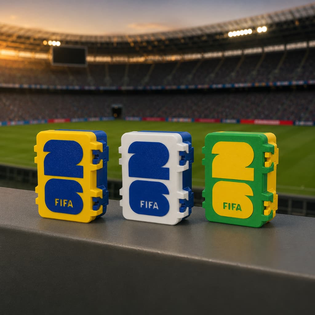 Porta Figurinhas Copa do Mundo 2026 | Estojo Organizador para Álbum e Cards