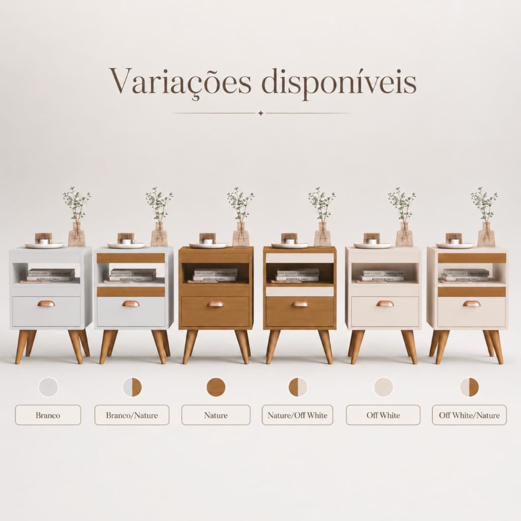 PROMOÇÃO Kit 2 Mesa de Cabeceira Para Quarto Mesinha Com Gaveta Criado Mudo Sala Apoio Escrivaninha