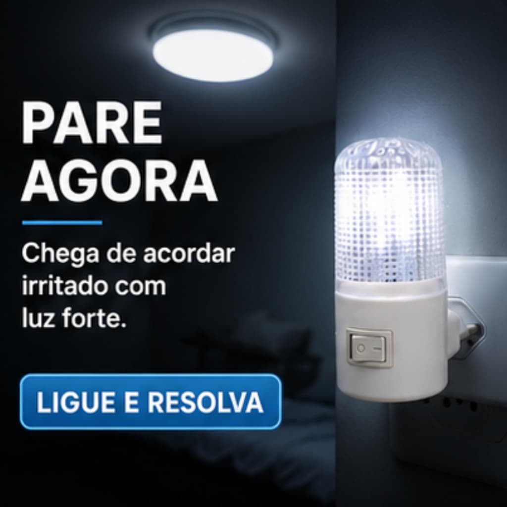 Luz Noturna Led Bivolt Iluminacao Economica