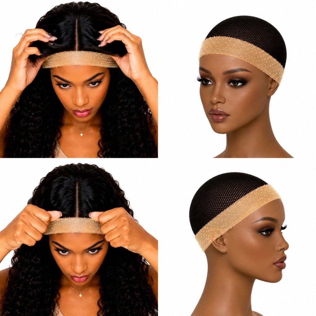 HAIR GRIP FAIXA DE SILICONE PARA PERUCAS E LACES