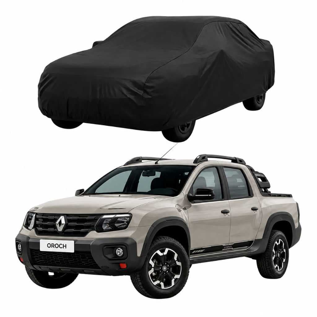 Capa Cobrir Carro Couro 100% Forrada Impermeável Oroch 15/25
