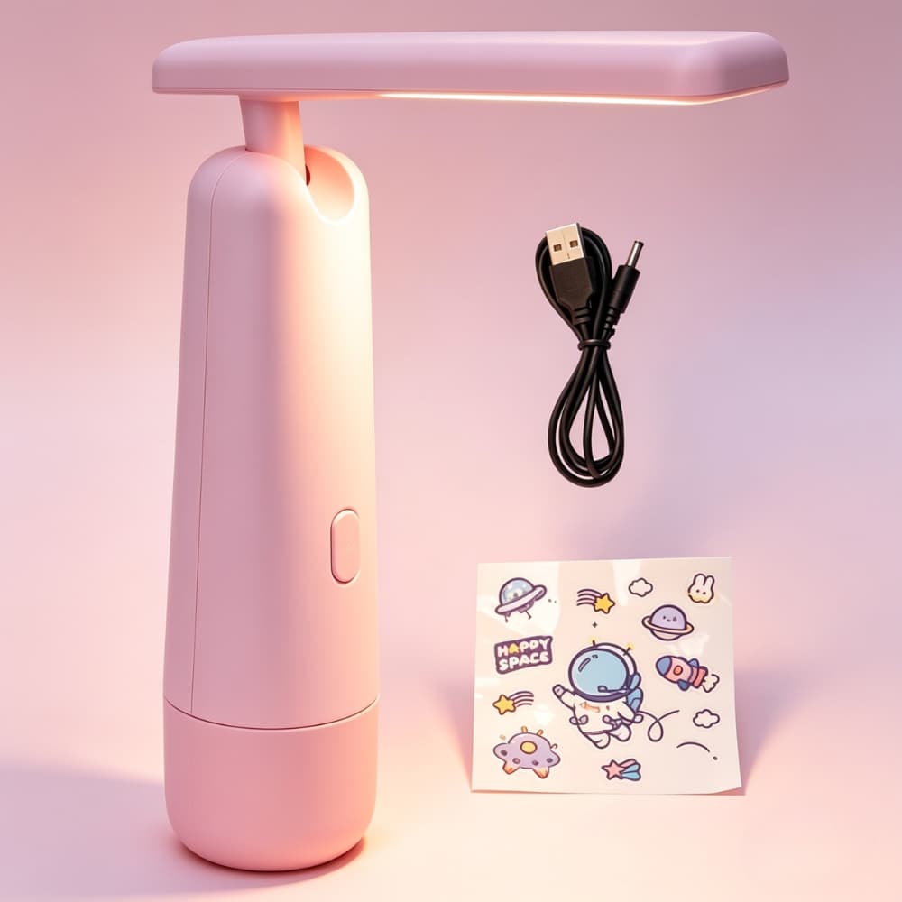 Lâmpada LED Abajur de Mesa Luminária Portátil Minimalista Mesa Quarto Luz