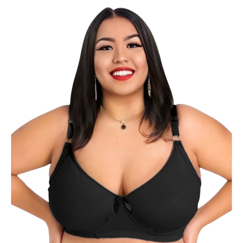 Sutiã Sem Bojo PLUS SIZE Feminino Reforçado Com Sustentação Alça Larga Confortável G1 G2 G3