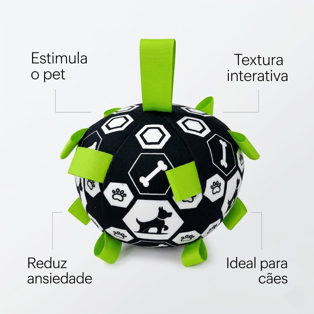 Bola pelúcia tema sonoro jogo interativo pet cachorro gato brinquedo