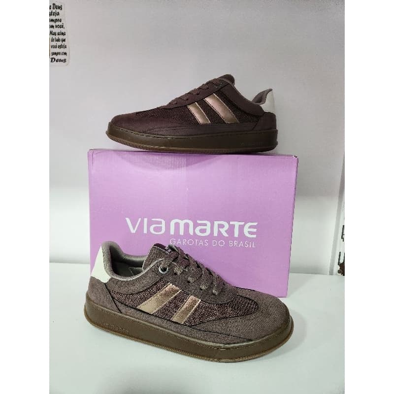 Tênis via marte casual camurça ultra mesh 362003