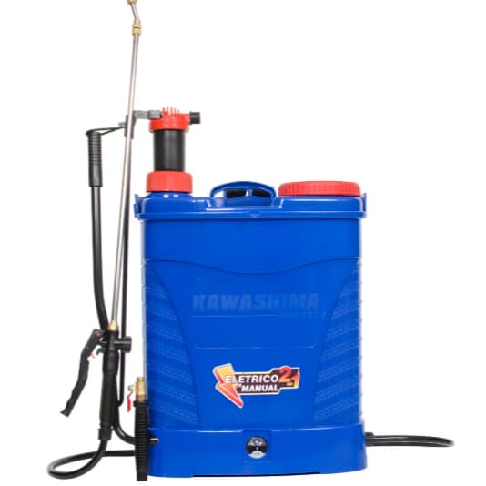 Pulverizador Costal Kawashima PEM-P20 20L Elétrico E Manual Bateria Recarregável