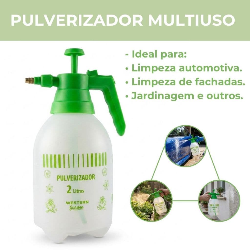 Pulverizador De Compressão Prévia Manual Western Garden 2l