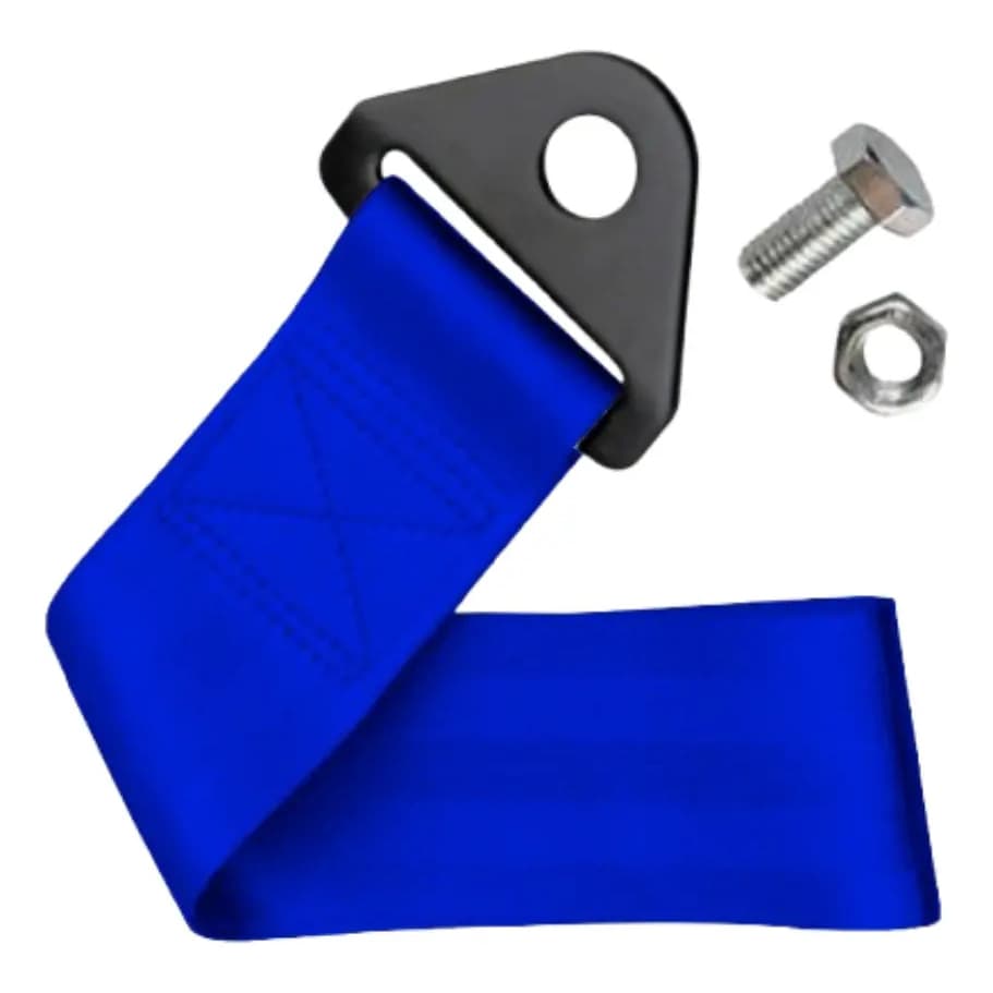 Cinta de Reboque Tow Strap Universal Engate Esportivo Alta Resistência poliester Reforçado