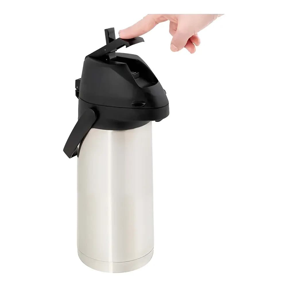 Garrafa Térmica MOR Airpot Aço Inox 1,9 Litros Café, Chá, Água Quente