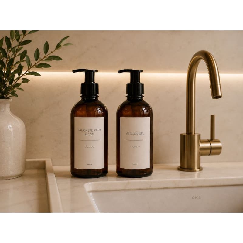 Kit Premium – Sabonete para Mãos e Álcool em gel / Shampoo e Condicionador-500ML