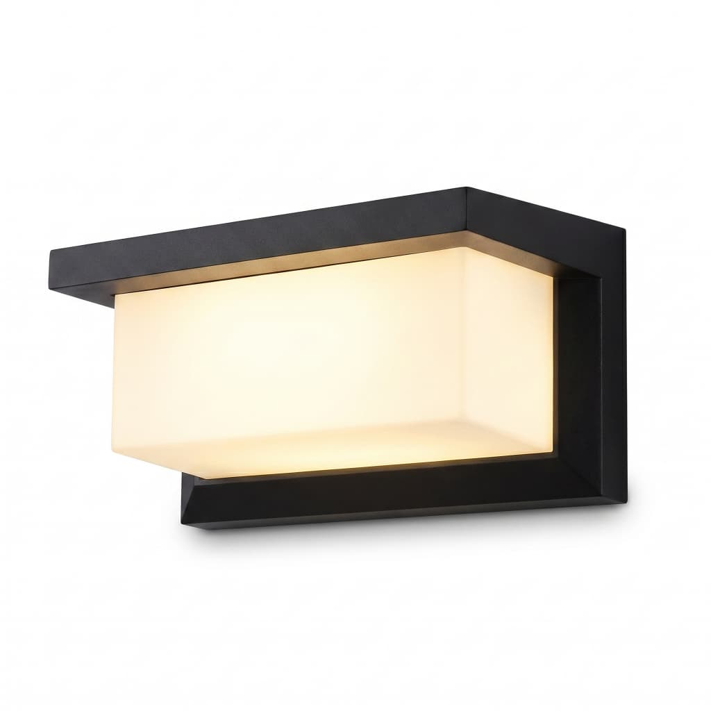Arandela de Parede LED 20W, Retangular, Uso Interno e Externo, Luz Branco Quente, para Muro, Fachada e Varanda