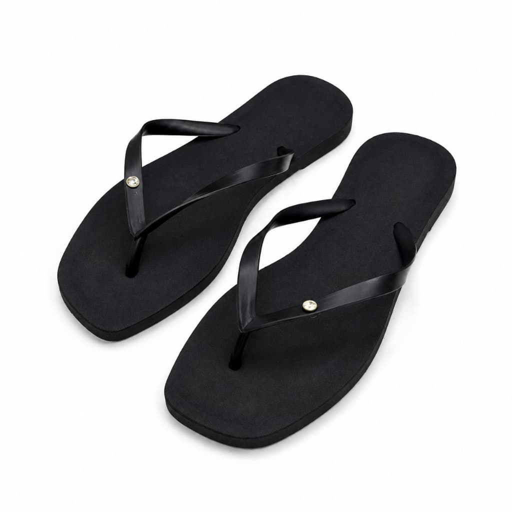 Chinelo De Dedo Feminino Strass Pingo de Luz Microexpandido Leve Macio Confortável