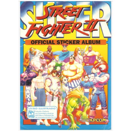 Album Completo Super Street Fighter II - Official Sticker Album Digitalizado PDF