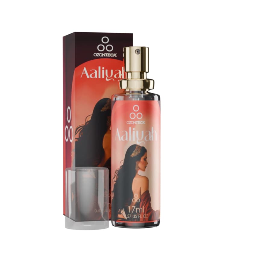 NOVEDADE Perfume Feminino Aaliyah Ozonteck 17ml | Original | Linha Árabe | Alta Fixção 33% Essência | Frutado