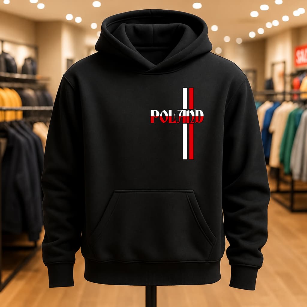 Moletom Blusa De Frio Casaco Adequado Polonia 2 Listra