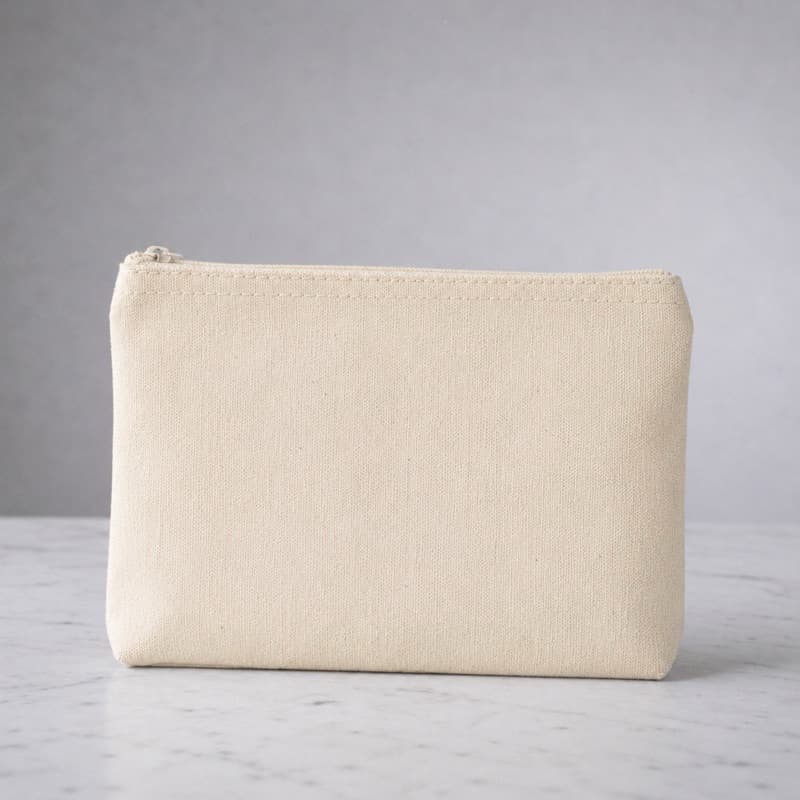 kit com 40 necessaire de algodao cru sem personalização